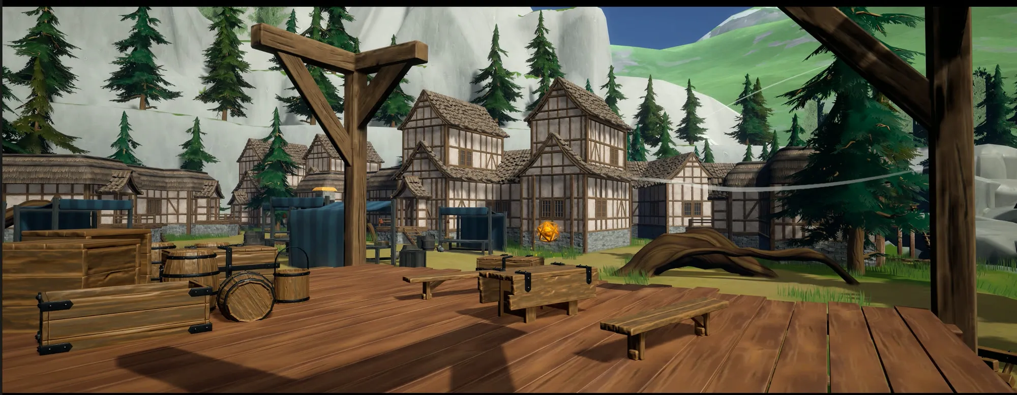 Midgard, an arena in Mythbound
