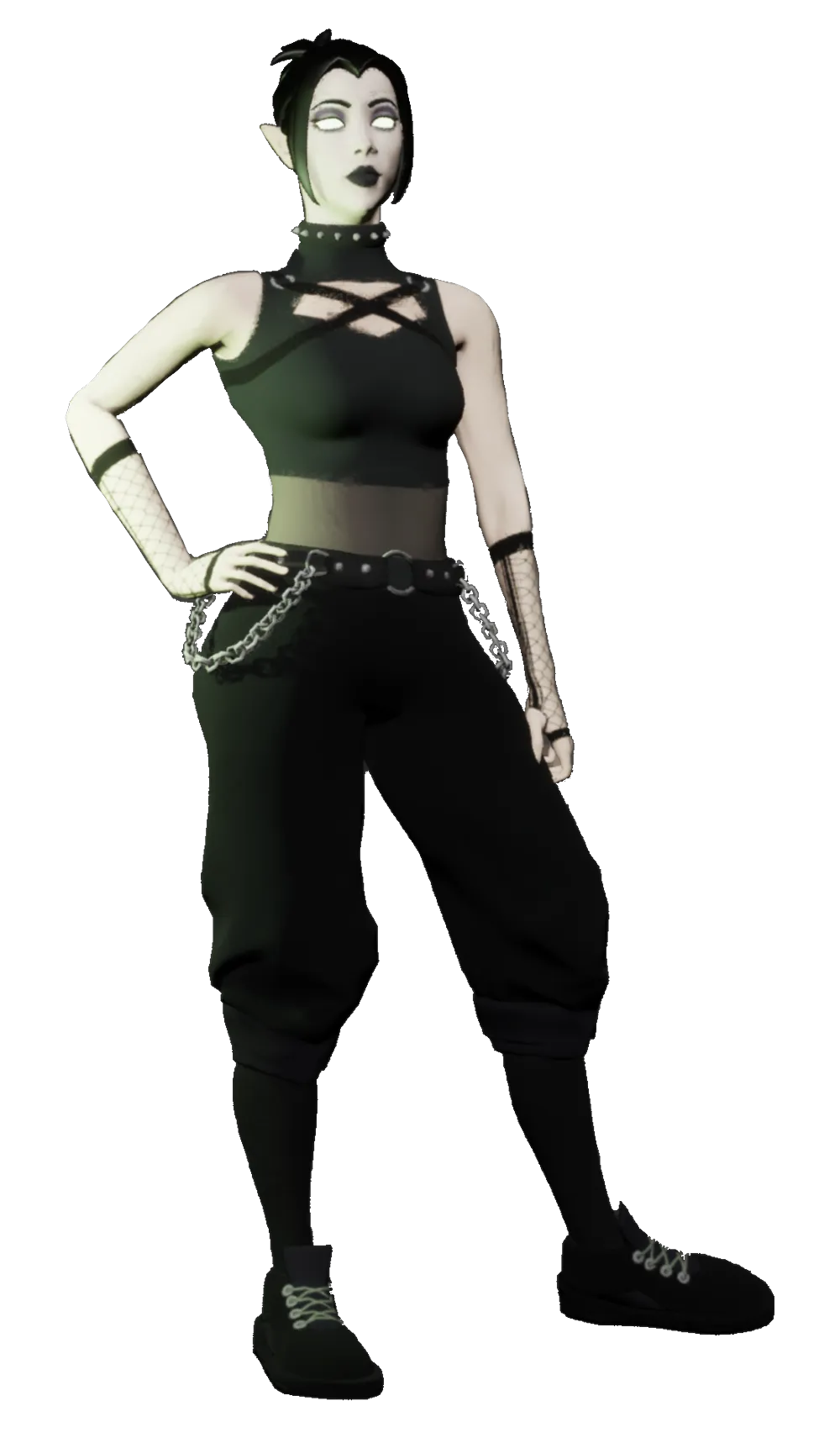Yrsa Gravewind, Hel's Bound, full character render